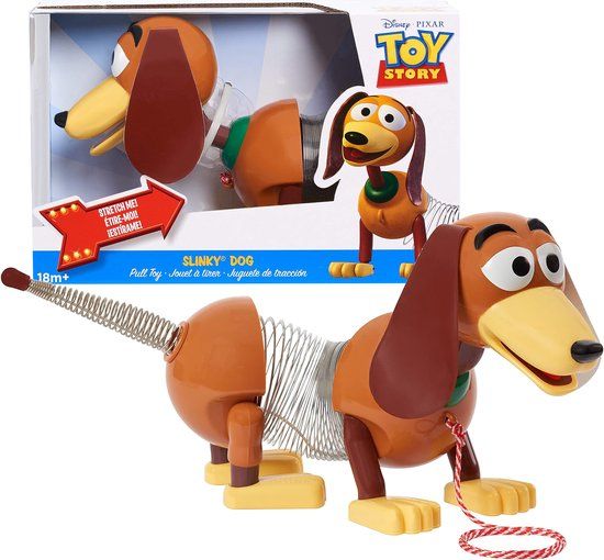 Just Play Disney Pixar Toy Story Slinky Dog - Stretch Hond Speelfiguur
