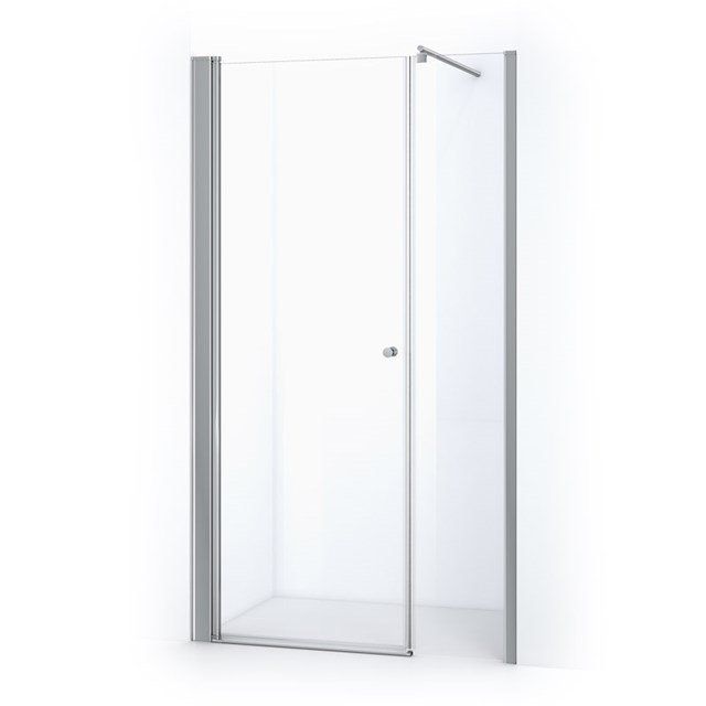 Maxaro Douchewand met Draaideur Zircon Comfort 130cm Chroom