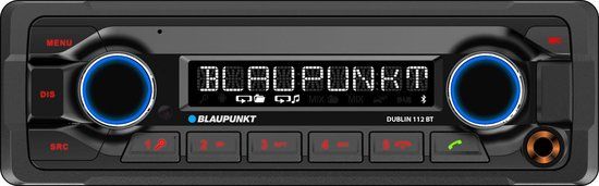 Blaupunkt Dublin 112 BT Autoradio - Enkel DIN - Bluetooth - Zwart