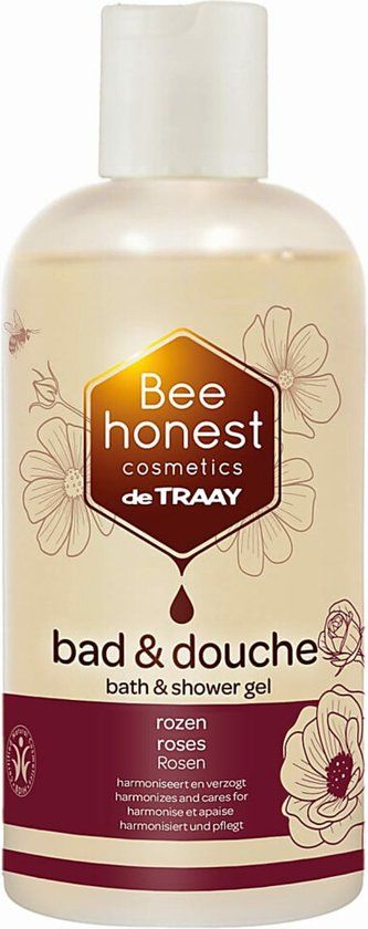 De Traay Bee Honest Bad & Douche Rozen - 250 ml - Verzorgend - Vrouwen