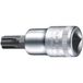 Stahlwille 03090005 54CV Chroom Legering Staal Schroevendraaier Socket, 1/2 inch Drive, M5 Maat, 60 mm lengte, Pack van 5