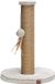 Designed by Lotte Krabpaal Ribbed - Incl speeltje - Ribbed stof/jute - Lichtgrijs - 35x35x50 cm