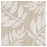 HEMA Theedoek 65x65 Katoen Bladeren Beige (zand)