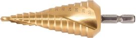 KS TOOLS HSS-TiN Stufenbohrer, Ø 6-37mm, 12 Stufen