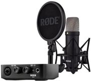 RØDE Rode NT1 Signature AI-1 Studio Kit MK2 - Professionele Studiokit - Microfoonset - Zwart - XLR-Kabel