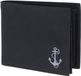 oxmox New Cryptan RFID Protect Querscheinbörse Freedom Anchor Print Grey Black Zwart