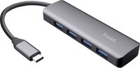 Trust Halyx USB-C Hub - 4-Port USB 3.2 - 5 Gbps - Silver
