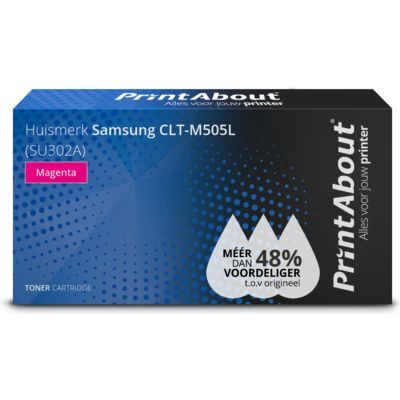 PrintAbout Compatible Toner for Samsung CLT-M505L - Magenta - 3,800 Pages
