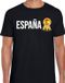 Bellatio Decorations Verkleed shirt heren - Espana - zwart - supporter - themafeest - Spanje/Spain XL