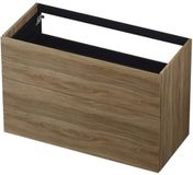 INK - Onderkast 2 Laden Push To Bestaande Uit: - 100 cm x 65 cm - Zuiver Eiken