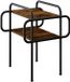 vidaXL Table basse Chêne fumé 40 x 40 x 51 cm Bois transformé