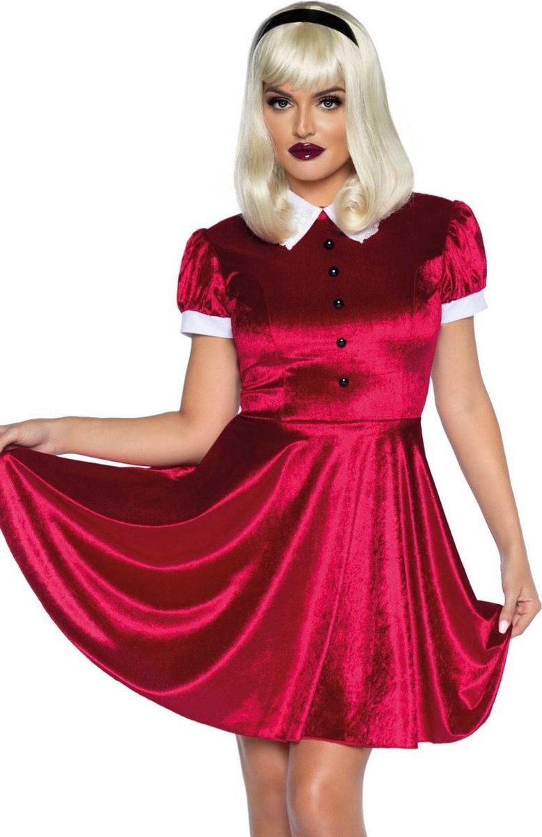 Leg Avenue Spellbinding Witch Costume - Bordeaux Red - S