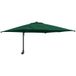 Parasol de jardin vert 248,5 x 247,5 x 160 cm