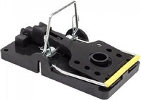 Merkloos / Sans marque 6x Rattenval / rattenklem - kunststof/metaal - Zwart - 14 cm