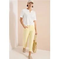 Cecil Shirt met gespleten hals in effen kleur