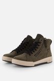 Rieker Veterboots groen Leer - Maat 43