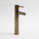 Hudson Reed Clarus Robinet lavabo haut - Monotrou - Design moderne - Laiton brossé - Montage sur plage