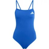 Adidas Performance Zwempak Met V-Rug En Dunne Bandjes - Dames - Blauw