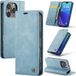 Casemania Hoesje Geschikt voor Apple iPhone 16 Pro - Aqua Blue - Dunne Portemonnee Book Case - Slim Wallet Case met Pasjeshouder