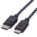 ROLINE Recycled Material 11.45.5781 video kabel adapter 2 m DisplayPort HDMI Zwart