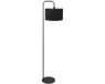 Mexlite Forma Vloerlamp Zwart Metaal/Linnen 30cm