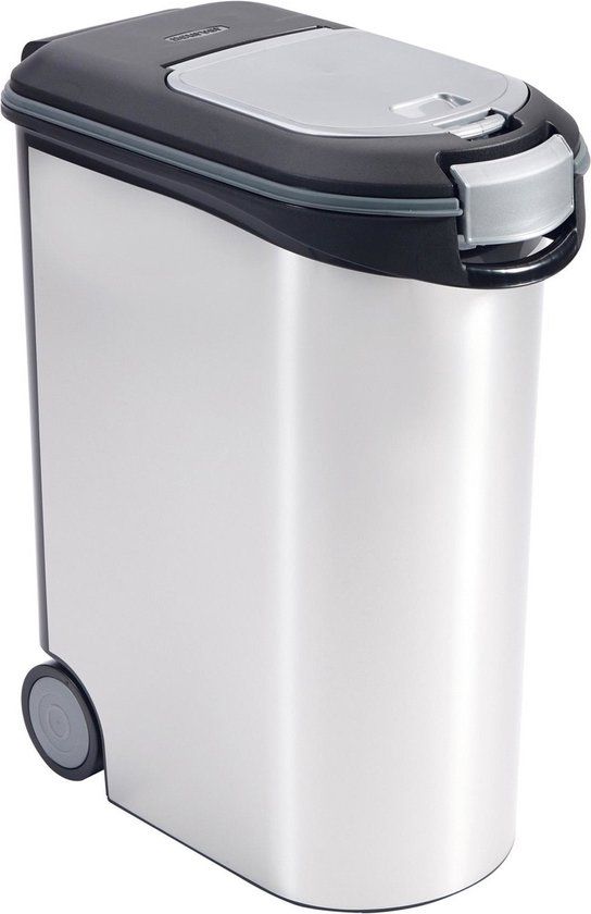 Curver Voedselcontainer Hond/Kat - 54L - 20KG - Metallic