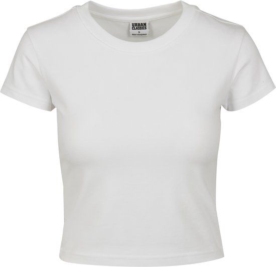 Urban Classics Stretch Jersey Crop Top - Women's - White - Size 5XL