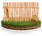 BOOGARDI Élément de clôture Noisette · 150x150cm (Espacement des lattes 3-4cm) · Kit de clôture à pieux Clôture à lattes Clôture à planches Clôture de jardin Clôture en bois 144 tailles