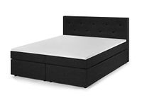 Traumnacht boxspringbed 140 x 200 cm antraciet
