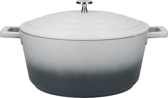 MasterClass Grote Braadpan met Deksel - 28 cm - Ombre Grijs