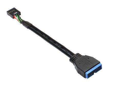 Good Connections 5021-PST1 Adapter USB 3.0 naar USB 2.0, 15 cm zwart