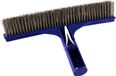 Brosse en acier inoxydable 26 cm pour piscines en acier inoxydable