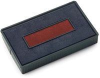 COLOP tampon de rechange rouge/bleu blister avec 2 pièces