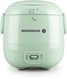REISHUNGER Mini rijstkoker, saliegroen | 0,3 L - 1-2 porties | Keramische coating