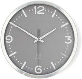 Nedis Wandklok - Diameter 30 cm - Stil uurwerk - Grijs