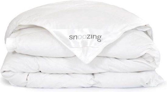 Snoozing Mont Blanc 4-seizoenen dekbed - Dons - 1-persoons - Wit