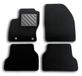 Vloermatten MTC Vloermatten voor Ford Focus II 2004-2011 Ovaal Bevestigingspunt Precis Passend Antislip PVC Hielkussen Ankerclip