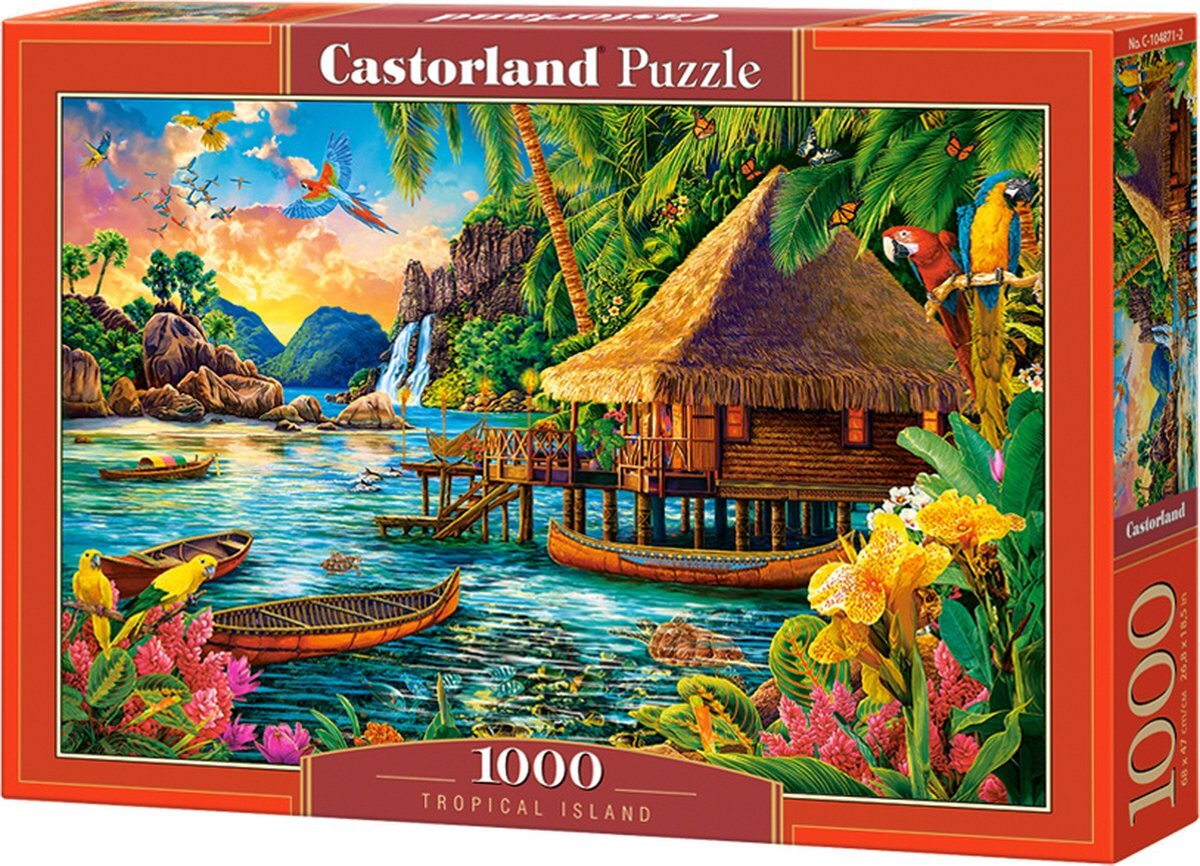 Castorland Tropical Island Puzzel 1000 Stukjes