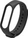 Merkloos / Sans marque Siliconen bandje voor Xiaomi Mi Band 5 & 6 - Zwart
