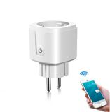Prise connectée - Smart Plug pour Google Home et Alexa - Wifi - Avec programmateur - Incl. mesure de consommation