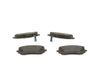 BOSCH Bremsbelagsatz, Scheibenbremse 0986494676