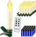 Monzana LED Kaars Kerstverlichting – 30 Stuks voor Kerstboom – Warm Wit