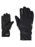 Ziener KAROI Gants de ski/sports d'hiver pour femme | Primaloft - Coupe-vent - Très chauds - Noir - 8