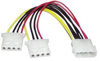 Goobay 50684 Elektrische kabel/adapter PC Y 5, 25 inch, 1 x mannelijk naar 2 x bus