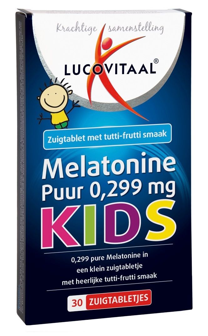 Lucovitaal Melatonine Kids Puur 0,299mg Tabletten 30st