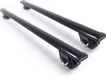 Farad Dakdragers Acier Noir 75kg Capacité de charge pour Kia Clarus 1997-2001