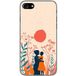 Apple Siliconen hoesjes compatibel met Apple iPhone SE 2020, Apple iPhone SE 2022 Adem van tederheid