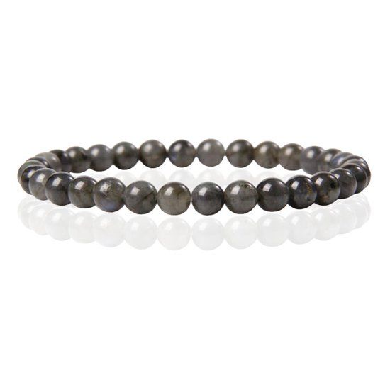 Memphis 6mm Natuursteen Armband - Labradorite