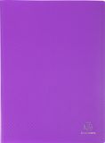 Exacompta 10x OPAK showalbum PP 5/10e - heldere tassen - 40 tassen - 80 zichten - A4 - Purper