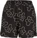 Urban Classics All over Print Viscose Resort Korte broek - 3XL - Zwart/Wit